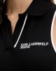 Karl Lagerfeld Polo Sleeveless Black Φόρεμα