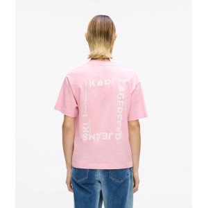 Karl Lagerfeld Regular Fit Frame Logo T-shirt Fairytale Μπούζα