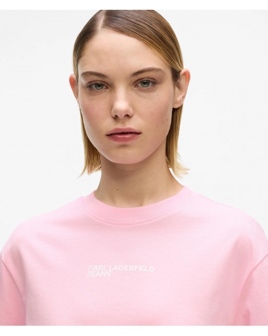 Karl Lagerfeld Regular Fit Frame Logo T-shirt Fairytale Μπούζα