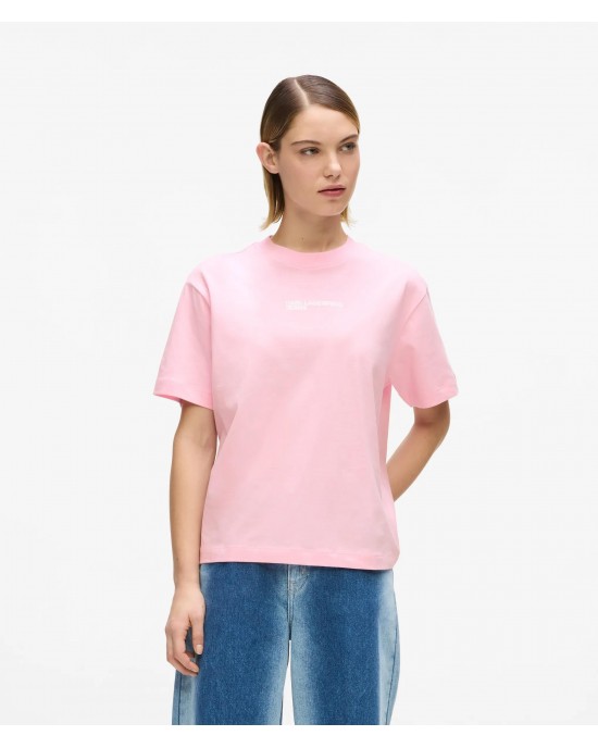 Karl Lagerfeld Regular Fit Frame Logo T-shirt Fairytale Μπούζα