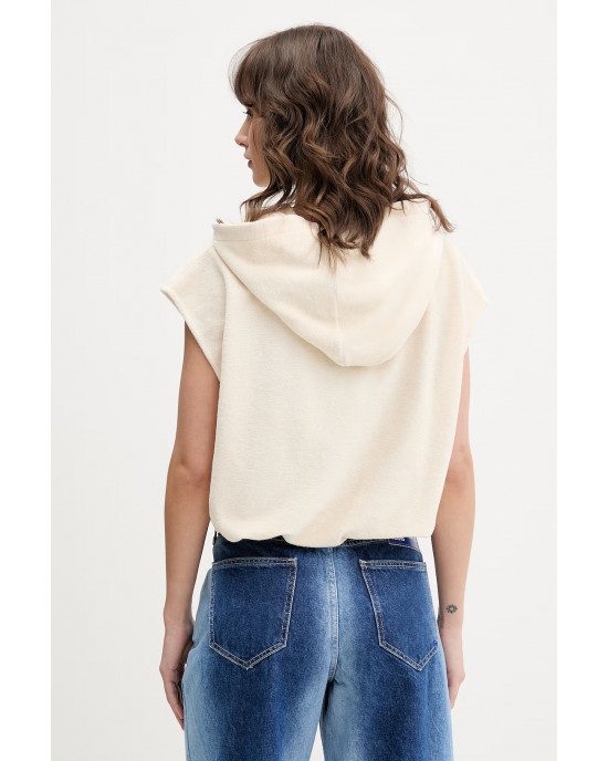 Karl Lagerfeld Sleeveless Relaxed Whitecap Φούτερ