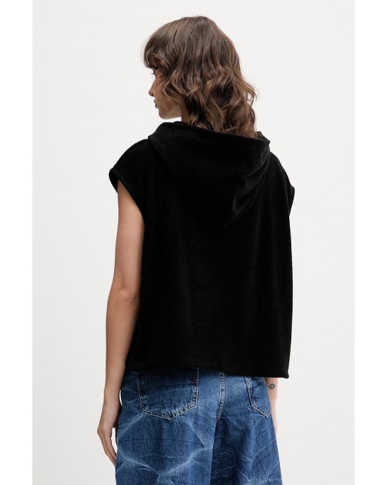 Karl Lagerfeld Sleeveless Relaxed Black Φούτερ