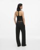 Karl Lagerfeld Jeans Pinstripe Tailored Yarn Mid-rise Παντελόνι