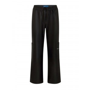 Karl Lagerfeld Jeans PU Cargo Black Παντελόνι