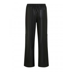 Karl Lagerfeld Jeans PU Cargo Black Παντελόνι