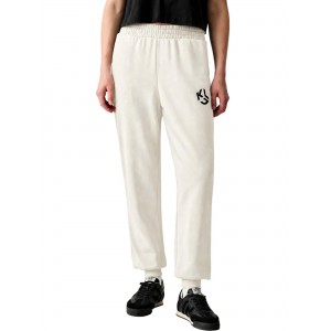 Karl Lagerfeld Jeans Monogram Slim Sweatpants Egret Παντελόνι