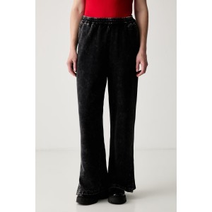 Karl Lagerfeld Jeans Washed Black Sweatpants Παντελόνι