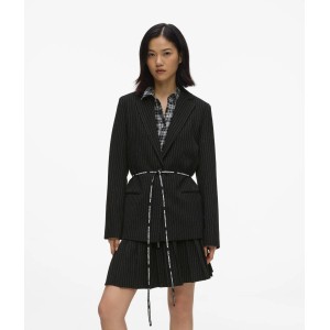 Karl Lagerfeld Jeans Pinstripe Yarn Σακάκι