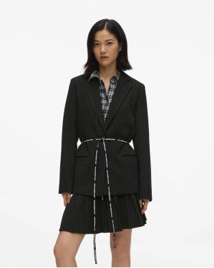 Karl Lagerfeld Jeans Pinstripe Yarn Σακάκι