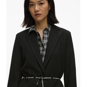 Karl Lagerfeld Jeans Pinstripe Yarn Σακάκι