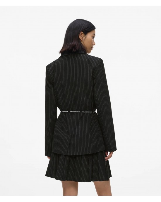 Karl Lagerfeld Jeans Pinstripe Yarn Σακάκι