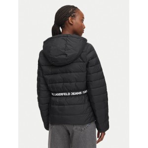 Karl Lagerfeld Jeans Light Padded Logo Black Μπουφάν