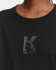 Karl Lagerfeld Jeans Regular Fit K Logo T-shirt Black Μπλούζα