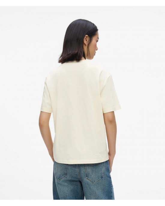 Karl Lagerfeld Jeans Regular Fit Karl Quote T-shirt Egret Μπλούζα