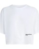Karl Lagerfeld Jeans Relaxed Boxy Monogram T-shirt White Μπλούζα