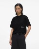 Karl Lagerfeld Jeans Regular Fit Flocked Floral T-shirt Black Μπλούζα