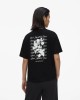 Karl Lagerfeld Jeans Regular Fit Flocked Floral T-shirt Black Μπλούζα