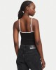 Karl Lagerfeld Jeans Ribbed Body Black Μπλούζα