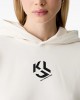 Karl Lagerfeld Jeans Monogram Hoodie Egret Φούτερ