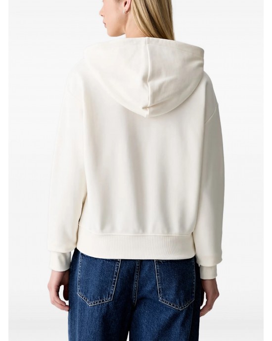 Karl Lagerfeld Jeans Monogram Hoodie Egret Φούτερ