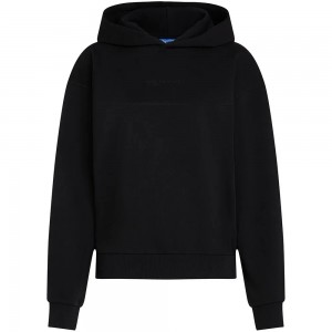 Karl Lagerfeld Jeans Relaxed Fit Logo Black Φούτερ