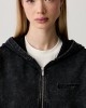 Karl Lagerfeld Jeans Washed Zip-through Φούτερ