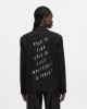 Karl Lagerfeld Jeans Pietro Terzini Oversized Boxy Black Σακάκι
