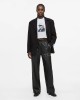 Karl Lagerfeld Jeans Pietro Terzini Oversized Boxy Black Σακάκι