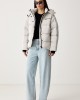 Karl Lagerfeld Jeans Shiny Puffer Glacier Grey Μπουφάν