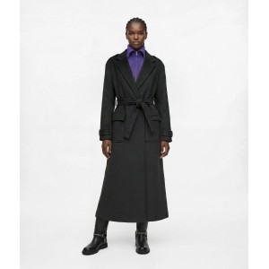 Karl Lagerfeld Jeans Wool-Blend Wrap Tornado Παλτό