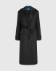 Karl Lagerfeld Jeans Wool-Blend Wrap Tornado Παλτό