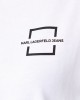 Karl Lagerfeld Jeans Square Logo T-shirt White Μπλούζα