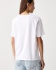 Karl Lagerfeld Jeans Square Logo T-shirt White Μπλούζα