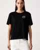 Karl Lagerfeld Jeans Square Logo T-shirt Black Μπλούζα