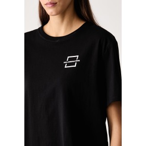 Karl Lagerfeld Jeans Square Logo T-shirt Black Μπλούζα