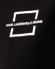 Karl Lagerfeld Jeans Square Logo T-shirt Black Μπλούζα