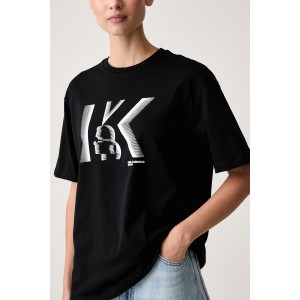 Karl Lagerfeld Jeans Regular Fit K Logo T-shirt Black Μπλούζα