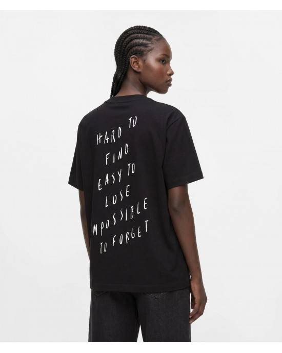 Karl Lagerfeld Jeans Pietro Terzini Relaxed T-shirt Black Μπλούζα