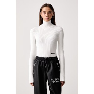 Karl Lagerfeld Jeans Lightweight Rollneck Pristine Πουλόβερ