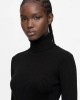 Karl Lagerfeld Jeans Lightweight Rollneck Black Πουλόβερ