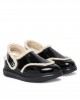 Karl Lagerfeld Jeans Kapri Kosi Slingback Klog Leather Black Παπούτσια