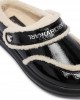 Karl Lagerfeld Jeans Kapri Kosi Slingback Klog Leather Black Παπούτσια