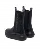 Karl Lagerfeld Jeans Katya Long Gore Studs Leather Black Μποτάκια
