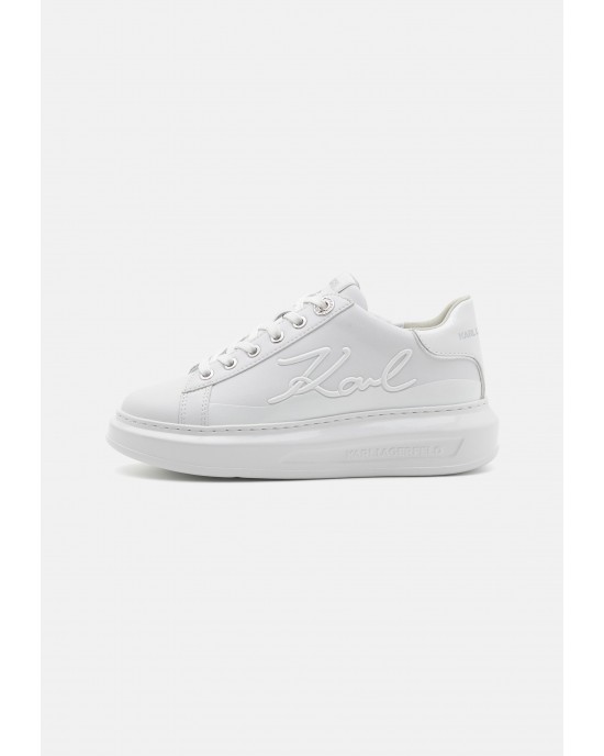 Karl Lagerfeld Jeans Signature Kapri Shine White Παπούτσια