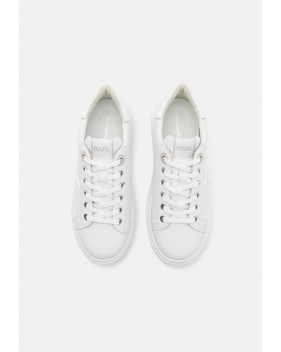 Karl Lagerfeld Jeans Signature Kapri Shine White Παπούτσια
