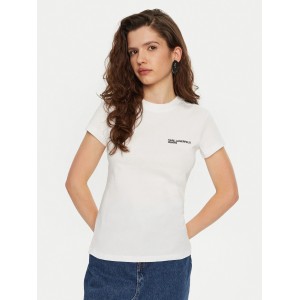 Karl Lagerfeld Slim Fit T-shirt White Μπλούζα