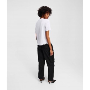 Karl Lagerfeld Logo T-shirt White Μπλούζα