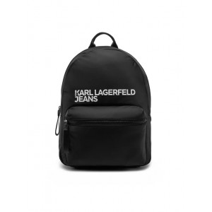 Karl Lagerfeld Essential Nylon Backpack Black Τσάντα