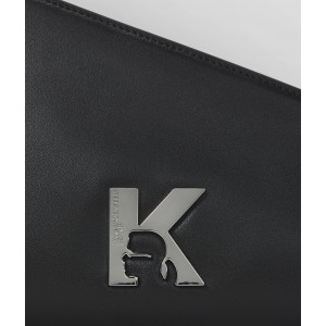 Karl Lagerfeld Geo Leather Shoulder Black Τσάντα