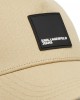 Karl Lagerfeld Box Logo Beige Jockey Καπέλο